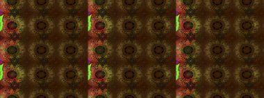 Raster deseni. Bahar çiçekleri dallı desen, çiçek siluetiyle renkler.