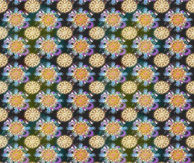 Kusursuz Vintage Çiçek Deseni. Raster Kalça dokusu deseni.