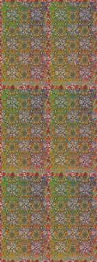 Raster illustration. Seamless floral pattern in folk style with flowers, leaves. Hand drawn.