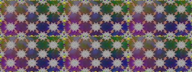 Gri ve mor renkli çiçekler. Güzel çiçek deseni. Düz Çiçek Elementleri Tasarımı. Renkli Bahar Teması Kusursuz Arkaplan.