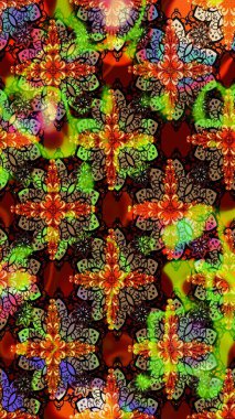 Çiçek desenli raster, siyah çizgi grafik desenli soyut raster arkaplan. Modern stil dokusu.