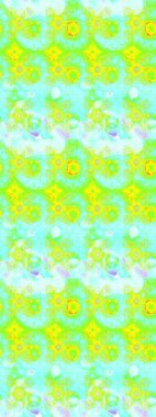 Raster illüstrasyonu. Yeşil renklerde. Anti-stres için Raster soyut şablon sayfası.