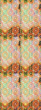 Kusursuz desenli altın elementler. Altın şablon. Klasik çiçek dokusu. Kart, duvar kağıdı, ambalaj ve tekstil için klasik tasarım. Tarafsız renklerde Royal retro. Raster illüstrasyonu.