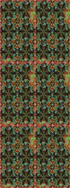 Senin tasarımın için, duvar kağıdı. Kahverengi renklerde altın çiçekli altın desenler. Altın rengi, kusursuz çizim. Raster geometrik arkaplanı.