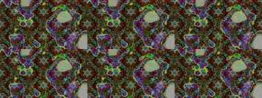 Çiçek deseni. Şatafatlı bahar bahçesi dokusu. Raster illüstrasyonu. Çiçek çizimi arkaplanı.