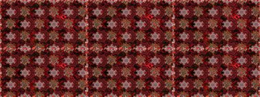 Güzel kumaş deseni. Kusursuz çiçek deseni. Renkli Bahar Temalı Kusursuz Arkaplan. Düz Çiçek Elementleri Tasarımı. Asya tekstil tarzında. Raster illüstrasyonu.