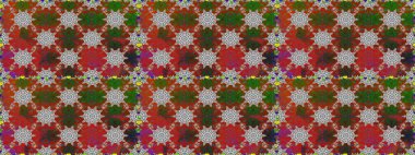 Kahverengi ve gri renkler. Klasik çiçekler. El çizimi, soyut ve süslü elementler. Yaz çiçekleri teması. Suluboya resim taklit Raster illüstrasyonu.