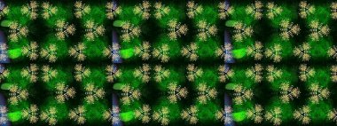 Parlak çiçekli kolaj çiçekleri yeşildir. Çiçekli zambakların eskiz geçmişi. Çiçek tasarımı için inanılmaz kolaj cennet tarzı..