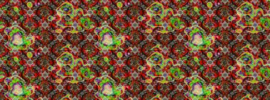 Renkli çiçekli ve yapraklı harika bir çiçek deseni çizmişsin. Halk tarzı. Moda baskıları için zarif bir şablon. Modern çiçek arkaplanı.