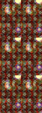 Raster hisseleri. Çiçekler kahverengi, kırmızı ve gri renkte. Eskiz arkaplan modeli. Suluboya, elle çizilmiş.