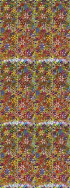 Küçük ölçekli çiçek basit şirin desende. Üretim, duvar kağıdı, baskı, hediye paketi ve scrapbooking Tekstil veya kitap için çiçek sorunsuz arka plan kapsar. Raster illüstrasyon.