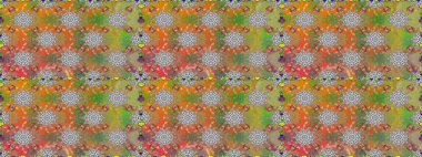 Klasik çiçek tasarımı elementleri. Raster illüstrasyonu. Gri ve kahverengi kıvırcık çiçekler Gri ve kahverengi renkler.