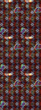 Küçük renkli çiçekler. Küçük çiçekte güzel bir desen. Çiçekli yaz çiçekleri. Moda baskıları için zarif bir şablon. Robot resim. Motley illüstrasyonu.