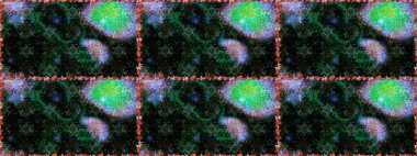 Yumuşak, bahar çiçekleri siyah ve yeşil renklerde. Raster illüstrasyonu. Çiçek ve yapraklı karalama şeklinde Raster çiçek deseni.