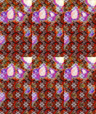 Kahverengi renkli çiçekler. Sevimli çiçek raster deseni. Düz Çiçek Elementleri Tasarımı. Renkli Bahar Teması çizim şablonu.