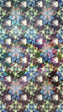 Suluboya, elle çizilmiş. Çiçekler boşta. Raster hisseleri. Taslak arkaplan deseni.