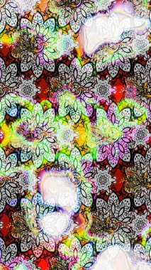 Sevimli çiçek raster deseni. Tarafsız renklerde çiçekler. Sketch Colour Spring Theme eskiz kalıbı. Düz Çiçek Elementleri Tasarımı.