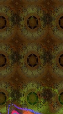 Renkli çiçekler. Raster illüstrasyonunda çiçek deseni çizimi.