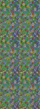 Suluboya desensiz çiçek buketi. Dekorasyon ve tasarım için güzel bir desen. Çiçeğin suluboya çizimlerinin mükemmel deseni. Moda baskısı. Ayarlanmış.