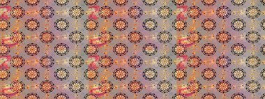 Çiçekli karalama şeklinde Raster çiçek deseni. Yumuşak, yaz çiçekli arka plan. Tarafsız renklerde çiçekler.