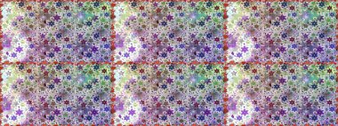 Kabile sanatı boho baskısı, klasik çiçek arkaplanı. Arkaplan dokusu, duvar kâğıdı, çiçek teması tarafsız renklerde. Soyut etnik raster pürüzsüz desen.