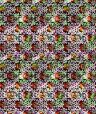 Raster Güzel kumaş deseni. Raster suluboya deseni, narin çiçekler, gri çiçekler, tebrik kartı şablonu..