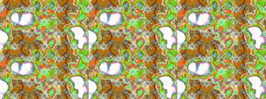 Renkli çiçek desenli çizim. Suluboya tarzında renkler üzerine çiçekler.