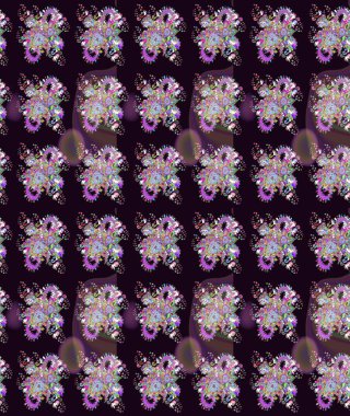Üretim, duvar kağıdı, baskı, hediye paketi ve scrapbooking Tekstil veya kitap için çiçek sorunsuz arka plan kapsar. Raster resim. Küçük ölçekli çiçek basit şirin desen.