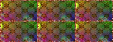 Gentle, spring floral on brown and green colors. Watercolor painting of leaf and flowers, seamless pattern on brown and green colors. Raster illustration.