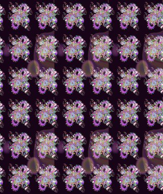 Üretim, duvar kağıdı, baskı, hediye paketi ve scrapbooking Tekstil veya kitap için çiçek sorunsuz arka plan kapsar. Raster resim. Küçük ölçekli çiçek basit şirin desen.