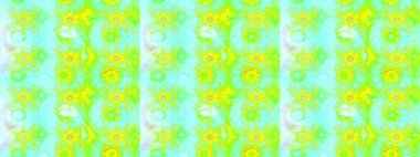 Anti-stres için soyut örnek sayfası. Yeşil renklerde. Raster illüstrasyonu.