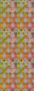 Renkli Bahar Temalı Kusursuz Arkaplan. Kusursuz bir mahsul. Düz Çiçek Elementleri Tasarımı. Raster Şirin kumaş deseni.