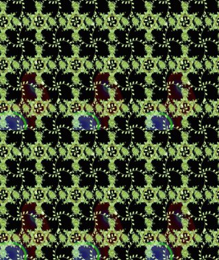 Nazikçe, güzel çiçek arkaplanı. Siyah renkli çiçekler. Raster çiçek desenli ve çiçekli..