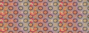 Çiçekli karalama şeklinde Raster çiçek deseni. Yumuşak, yaz çiçekli arka plan. Tarafsız renklerde çiçekler.