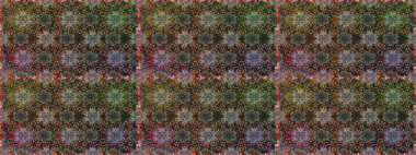 Gri ve kahverengi çiçekli kusursuz desen, suluboya çiçek deseni, sevimli çiçek, duvar kağıdı, kart veya kumaş için fayanslı. Raster - stok.