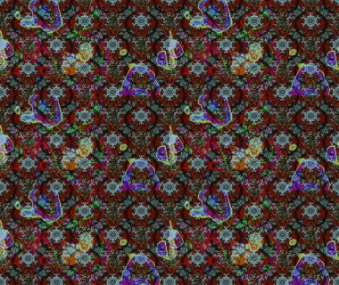 Paket kağıdı için en iyisi. Doğal kozmetik ürünleri, parfüm, çiçekçi dükkanı için bahar ihalesi tasarımı. Karşılama ya da düğün geçmişi olarak kullanılabilir. Kahverengi lale çiçekleriyle Raster eskiz deseni.