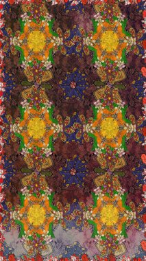 Tatil havası. Raster güzel bir çiçek deseni çizmiş. Bahar mevsimi. Nazik romantik baskı.