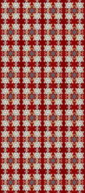 Geleneksel klasik raster altın pürüzsüz desen. Barok tarzında kusursuz bir doğulu süsü. Kırmızı, gri ve bej renklerde altın elementler.