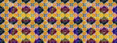 Yumuşak pamuk tasarımı. Yumuşak fayans. Raster 'ın taze dokusu. Paketleme, tekstil, duvar kâğıdı için çiçek eskizi. Klasik çiçek deseni.