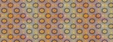 Üzerinde gelincikler ve vadi zambakları olan renkli çiçek desenli nakış deseni. Tekstil tasarımı için gri renkli geleneksel halk çiçekleri buketi.