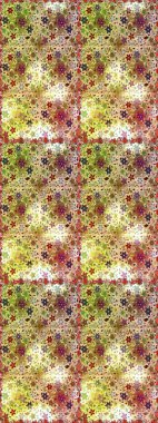 Etnik Mandala havlusu. Raster Henna tarzı. Tebrik kartı geçmişi, boyama kitabı, arkaplan ve tekstil için kullanılabilir. Kusursuz süs izi. Sınır Hindistan çiçek desenli paisley patentli.