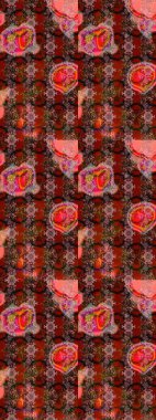 Moda baskıları için zarif bir şablon. Küçük çiçekte güzel bir desen. Motley illüstrasyonu. Robot resim. Çiçekli yaz çiçekleri. Küçük renkli çiçekler..