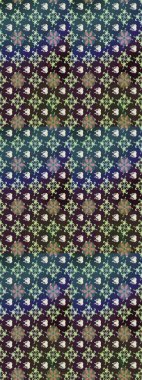 Raster Henna tarzı. Sınır Kızılderili çiçekli paisley patten. Tebrik kartı geçmişi, boyama kitabı, arkaplan ve tekstil için kullanılabilir. Taslak süsleme izi. Etnik Mandala havlusu.