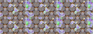 Beautiful watercolor Bouquet of summer flowers sketch pattern. Nice fabric pattern.