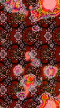 Güzel kumaş deseni. Güzel suluboya yaz çiçekleri deseni..