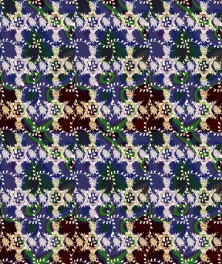 Çiçek duvar kâğıdı. Çiçek arkaplan. Mor renkli şirin tekstil. Raster illüstrasyonu. Renkli çizim deseni.