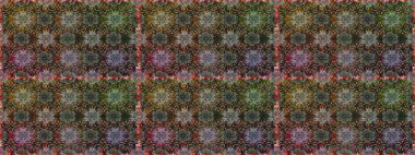 Düz Çiçek Elementleri Tasarımı. Gri ve kahverengi renkli çiçekler. Renkli Yaz Temalı Kusursuz Arkaplan. Raster illüstrasyonunda kusursuz çiçek deseni.