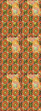 Geleneksel oryantasyon süsü. Klasik raster sarısı, kusursuz desen. Kahverengi renklerde, altın elementlerle kusursuz desen. Klasik vintage arkaplan.