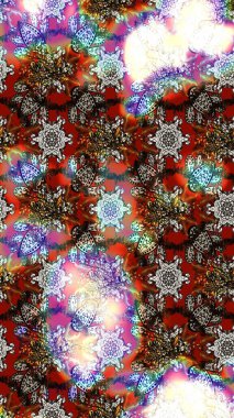 Flower eskiz arka planı. Raster illüstrasyonu. Şatafatlı bahar bahçesi dokusu. Çiçek deseni.