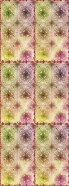 Vadinin bej ve nötr renklerdeki çiçekleri. Raster dikişsiz çiçek deseni.